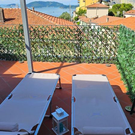 Apartamento La Terrazza Sul Golfo Dei Poeti Con Vista Mare Pitelli Exterior foto