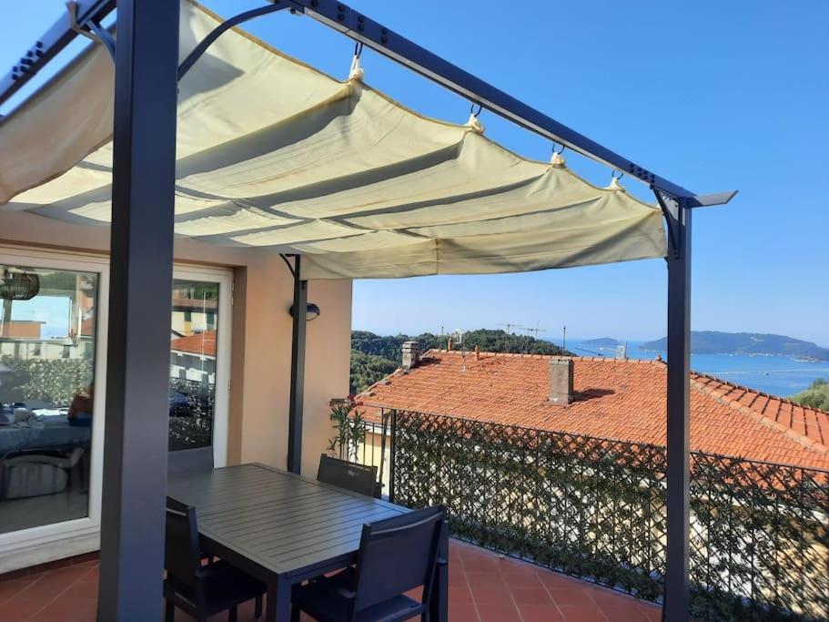 Apartamento La Terrazza Sul Golfo Dei Poeti Con Vista Mare Pitelli Exterior foto