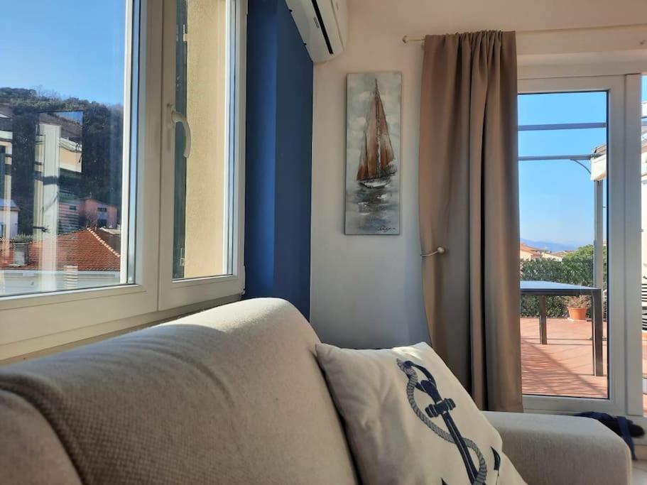 Apartamento La Terrazza Sul Golfo Dei Poeti Con Vista Mare Pitelli Exterior foto