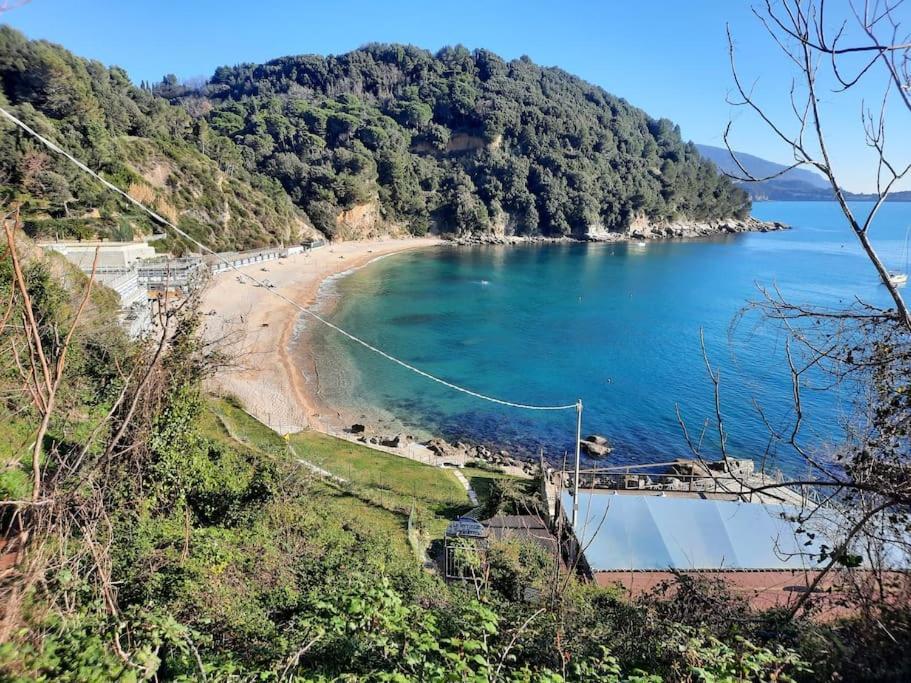 Apartamento La Terrazza Sul Golfo Dei Poeti Con Vista Mare Pitelli Exterior foto