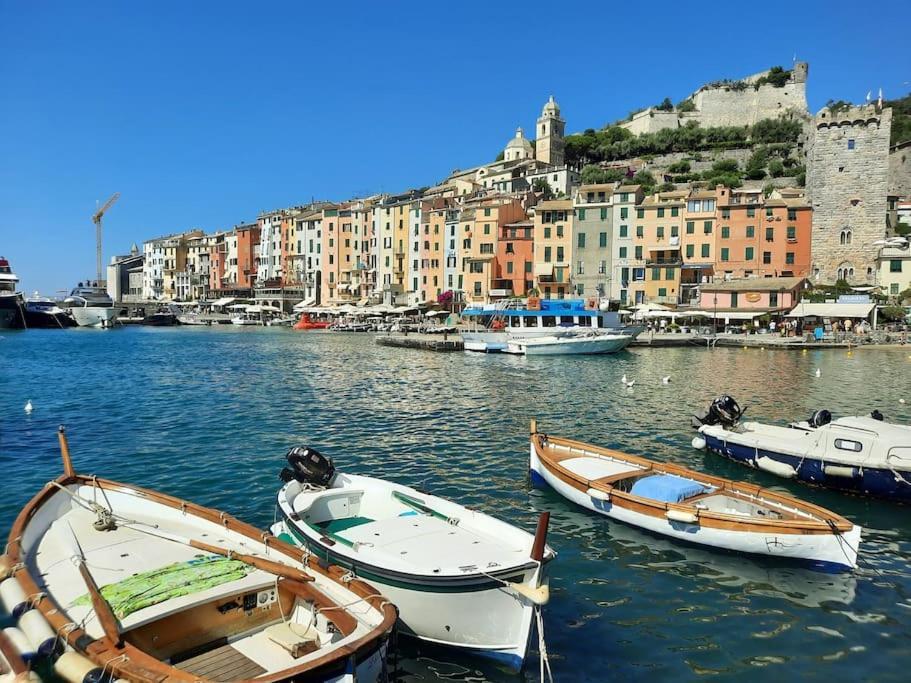 Apartamento La Terrazza Sul Golfo Dei Poeti Con Vista Mare Pitelli Exterior foto