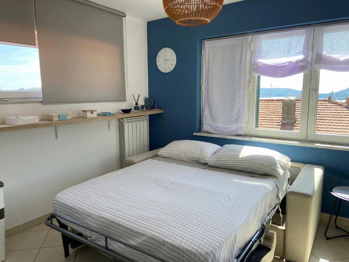Apartamento La Terrazza Sul Golfo Dei Poeti Con Vista Mare Pitelli Exterior foto